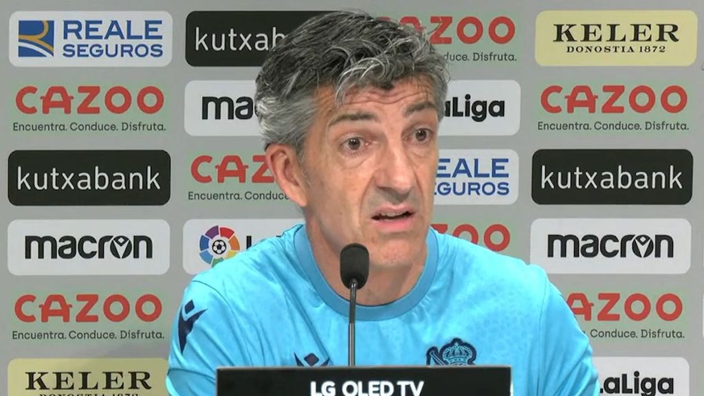 (Mediaset) El enfado de Imanol con su hijo por celebrar la victoria del Sevilla y no el gol del empate de la Real: "No puede ser"