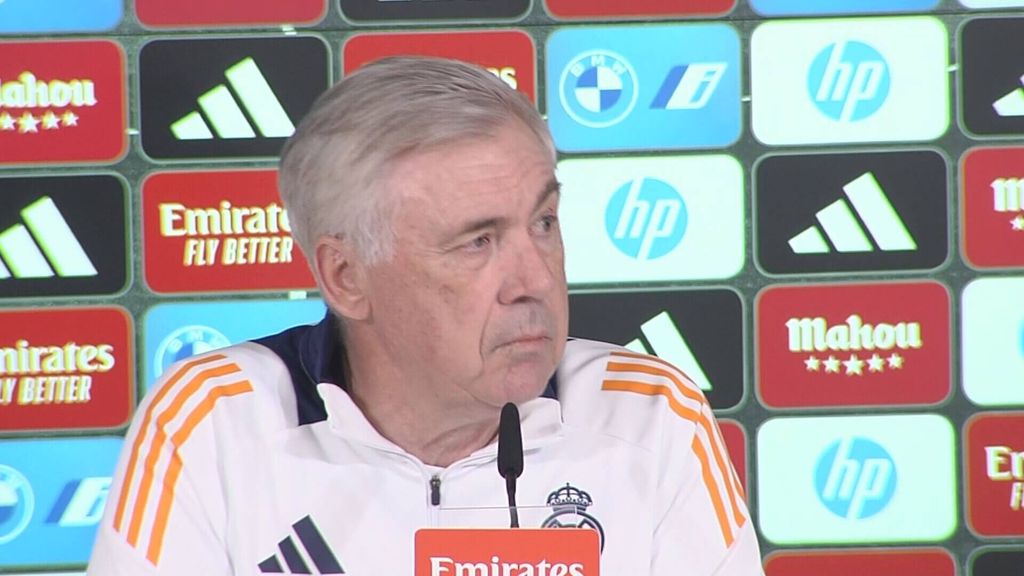 Ancelotti responde a Javier Tebas: "No hay nadie mal de la cabeza"