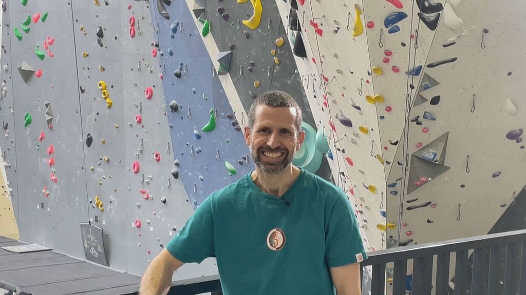 Jordi Cruz y su manera de combatir el parkinson gracias a la escalada