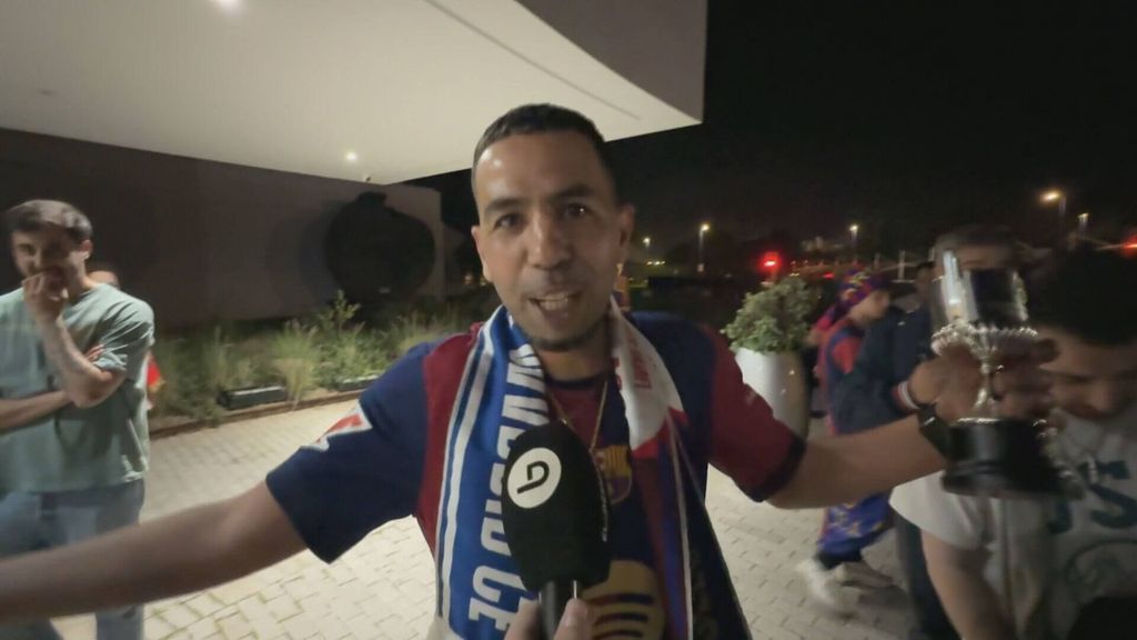 El padre Lamine Yamal, orgulloso de su hijo y confiado con el triplete