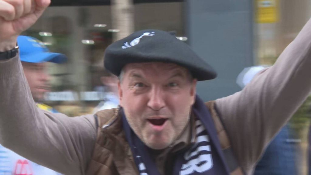 Aficionados con txapelas e ingleses enamorados de Euskadi: los momentos más divertidos antes de la final