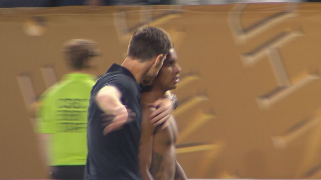 El cariño de Xabi Alonso a Rodrygo tras su pobre actuación ante el Salzburgo en el Mundial