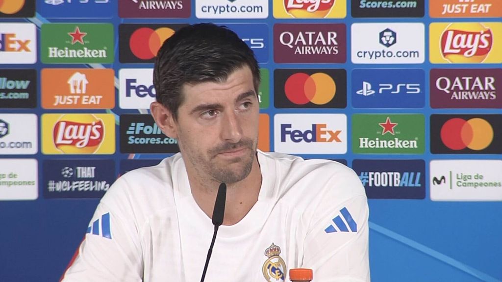 Courtois responde a Joan Laporta por la "mano blanca en el arbitraje": "Yo veo más bien todo lo contrario"
