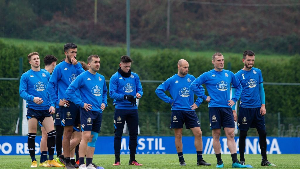 Regreso del Deportivo a los entrenamientos tras el parón invernal