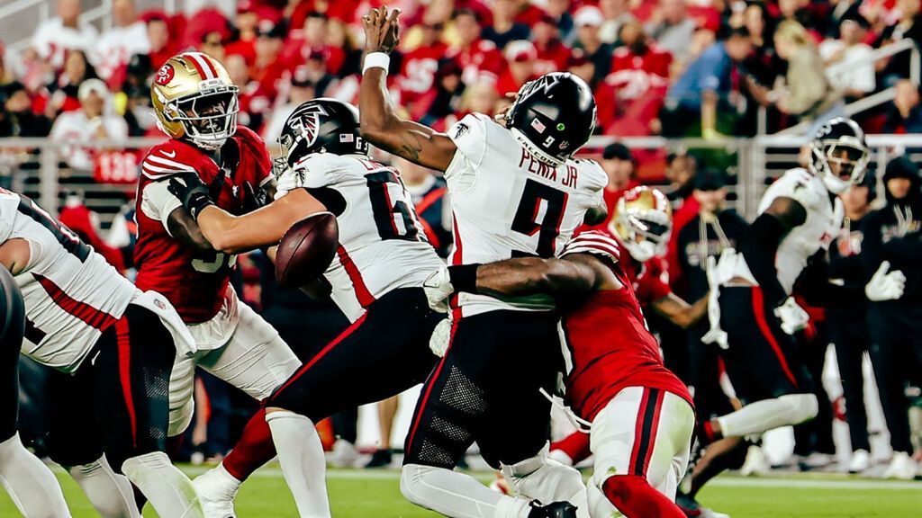 San Francisco 49ers 20-10 Atlanta Falcons: Christian McCaffrey lidera a los Niners en la victoria