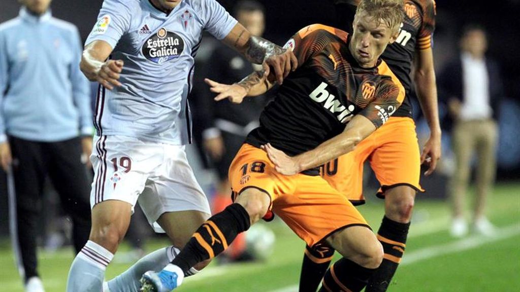 Celta 1-0 Valencia: Goles y resumen del partido