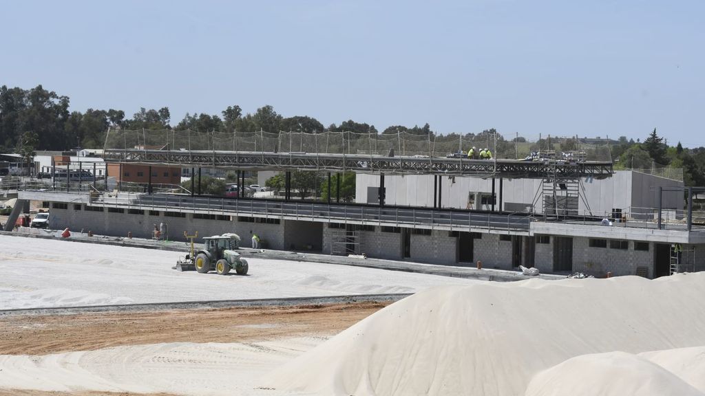 Las obras en la nueva ciudad deportiva del Betis