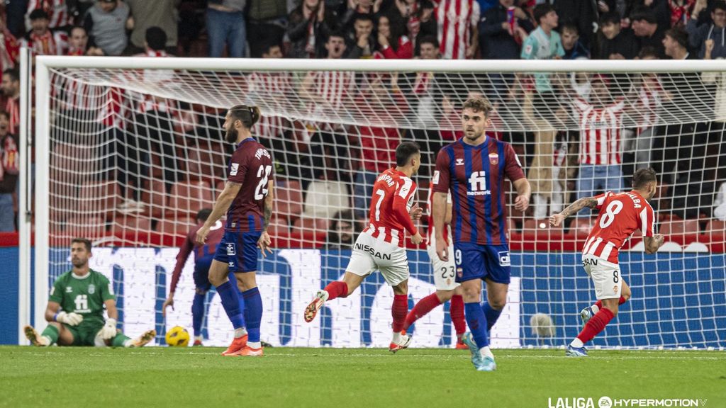 Sporting 2-0 Eldense: Resumen del partido