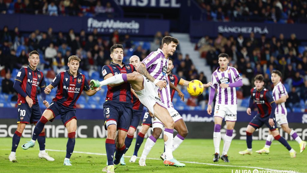 Levante 2-1 Valladolid: Resumen del partido
