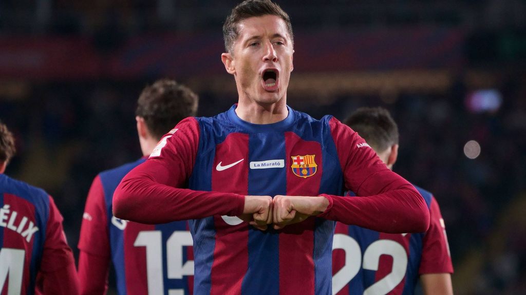 Barcelona 2-4 Girona: Gol de Lewandowski