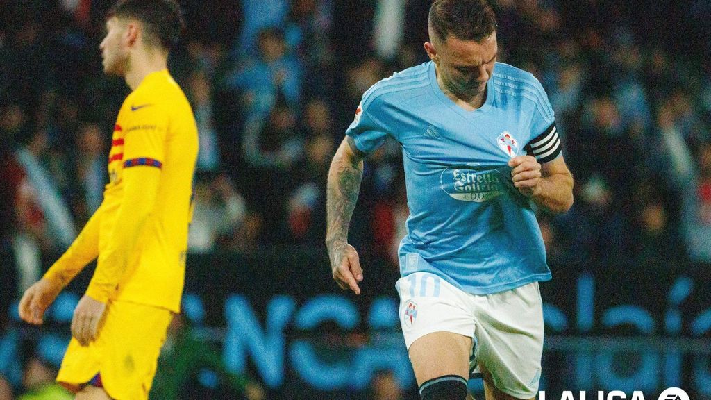 Celta 1-1 Barcelona: Gol de Iago Aspas