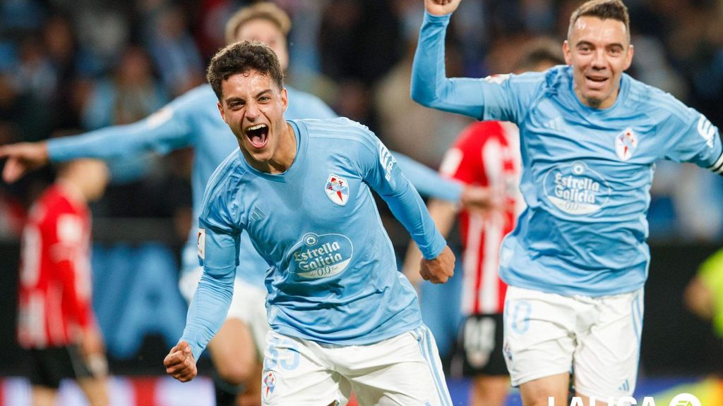 Celta 2-1 Athletic: Gol de Hugo Álvarez