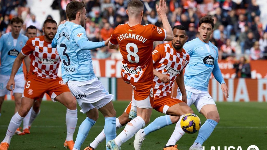 Girona FC 2-2 Celta de Vigo: resumen del partido