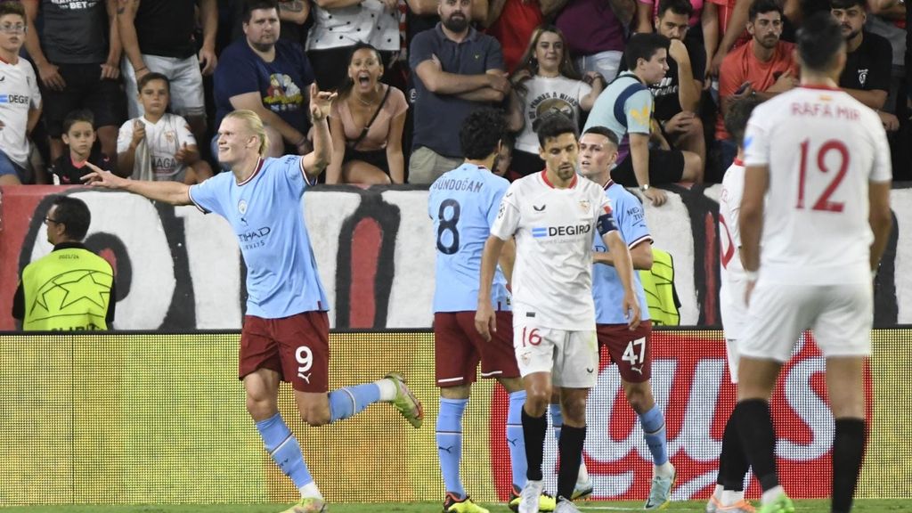 Sevilla 0-4 Manchester City: Resumen del partido