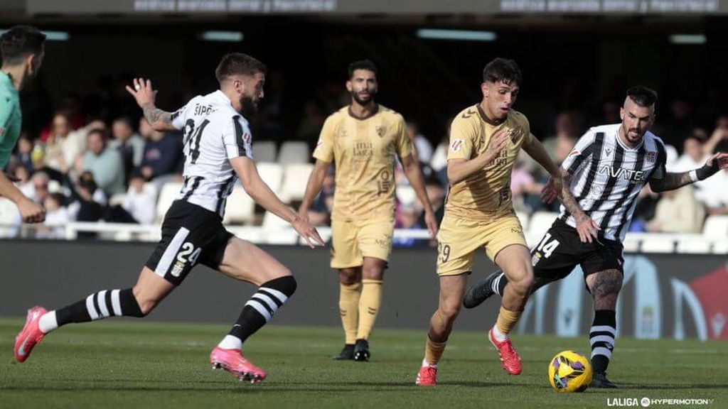 El resumen del Cartagena-Málaga (0-1)