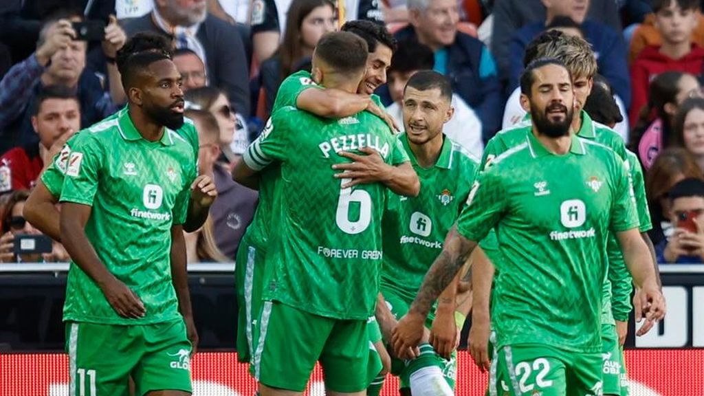 Valencia 1-2 Real Betis: Resumen del partido