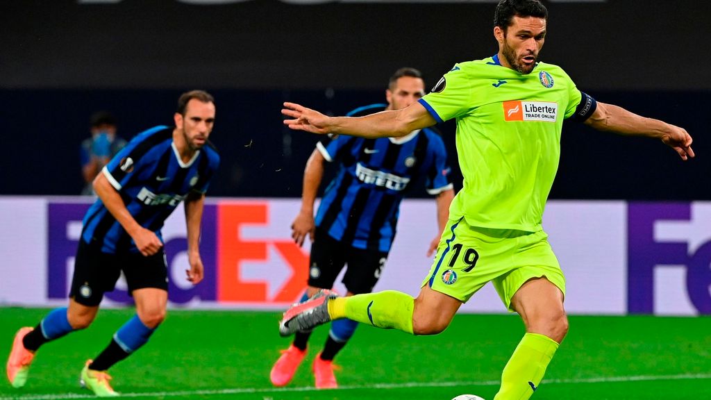 Inter 2-0 Getafe: El penalti fallado por Jorge Molina