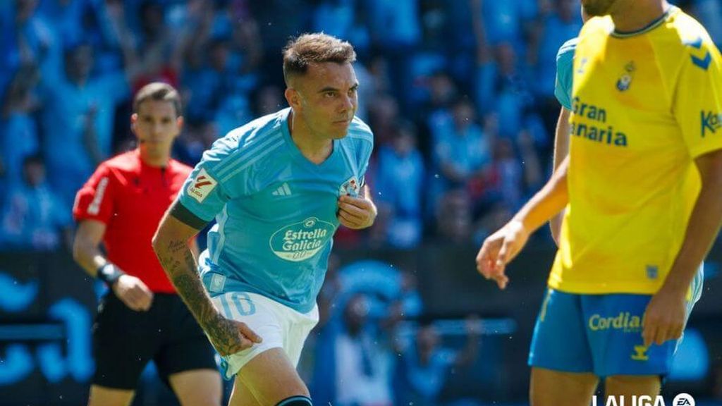 Celta 4-1 Las Palmas: Primer gol de Iago Aspas