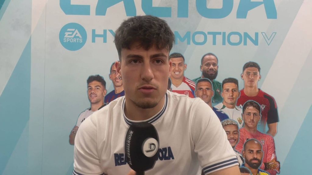 Adrián Liso, jugador del Real Zaragoza, en ElDesmarque