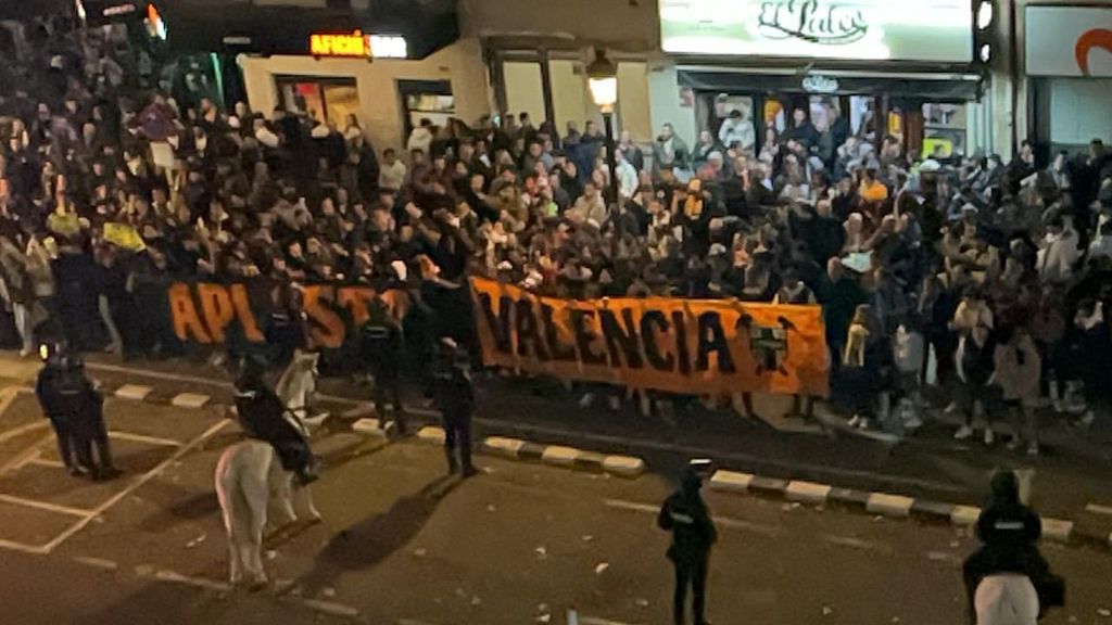 Afición del València C.F. en Mestalla