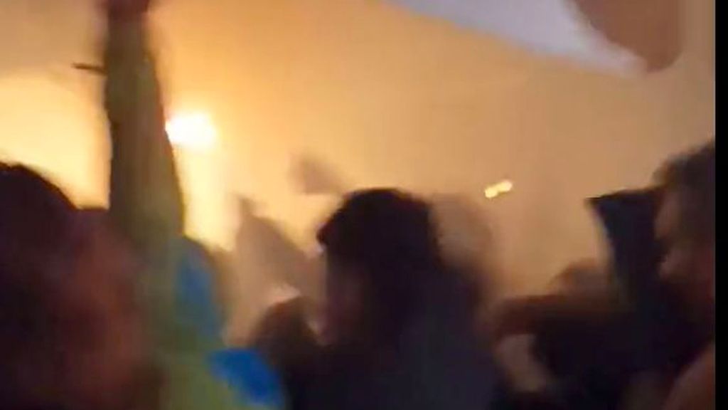 La noche de fiesta previa valencianista