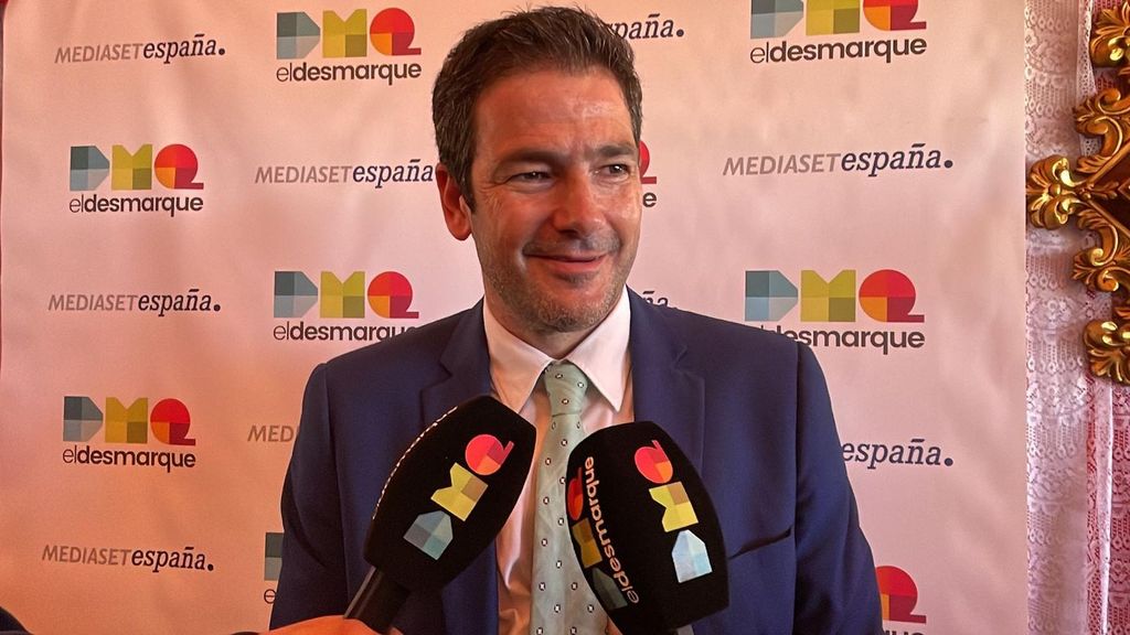 Ramón Alarcón, en la recepción de ElDesmarque en la Feria