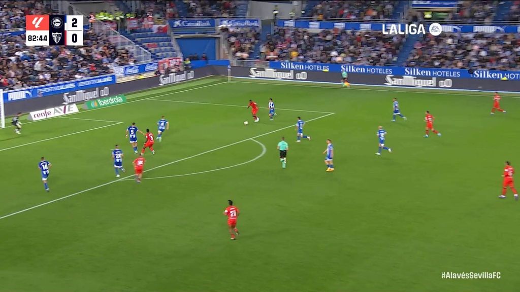 Alavés 2-1 Sevilla: Gol de Lukebakio