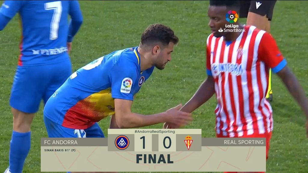 Andorra 1-0 Sporting: Resumen del partido