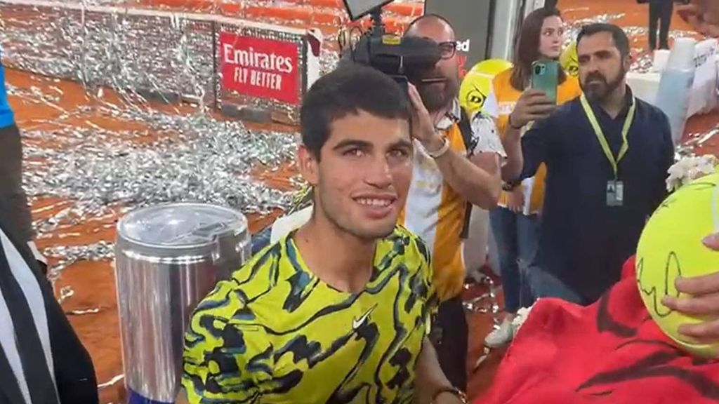 Alcaraz tras la Final del Mutua Madrid Open