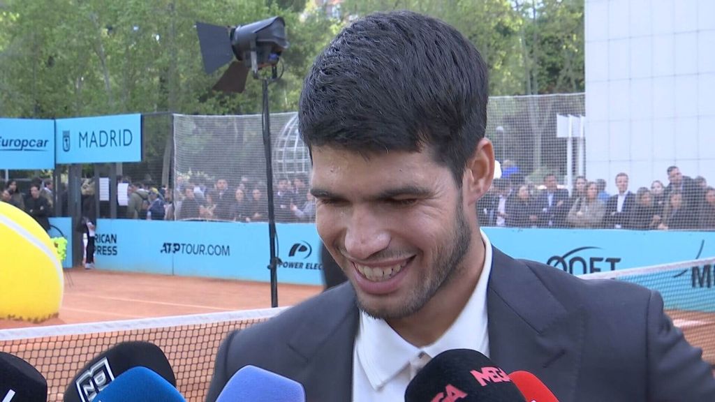 Carlos Alcaraz y sus ganas de estar en Madrid: "Siempre intento hacer lo imposible para poder venir"