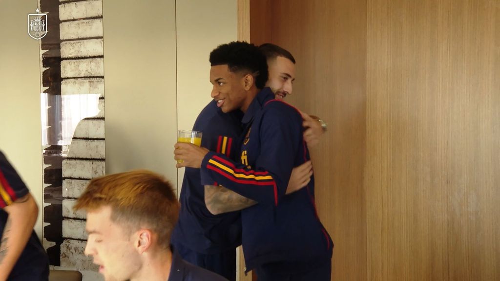 Alejandro Balde tras anunciarse su convocatoria para disputar el Mundial con la Selección