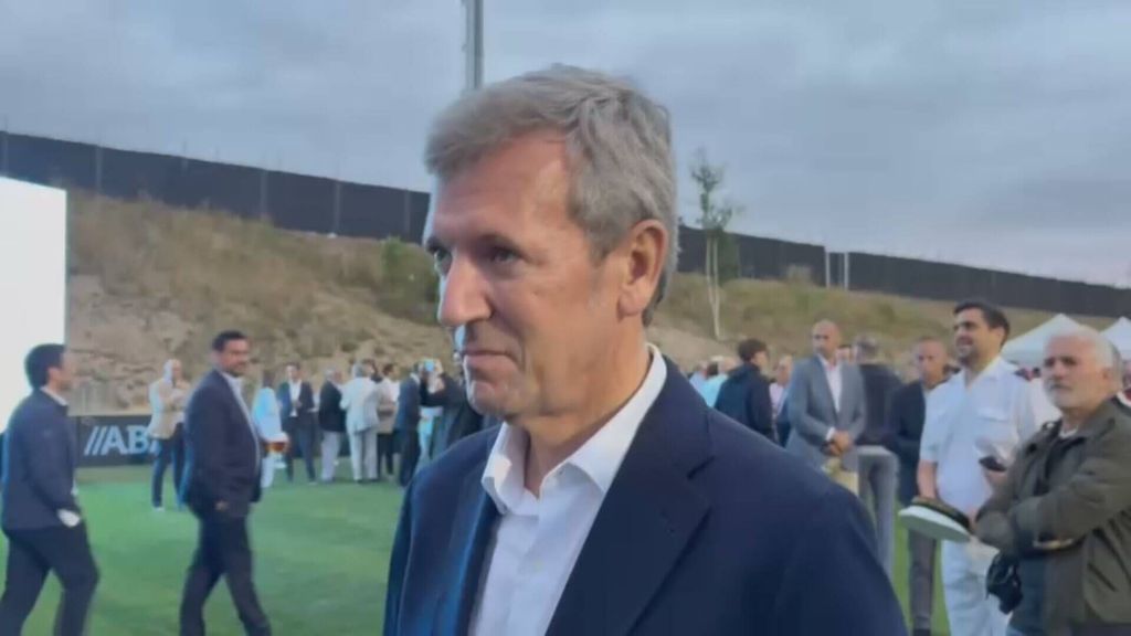 Alfonso Rueda, en el acto Celta360