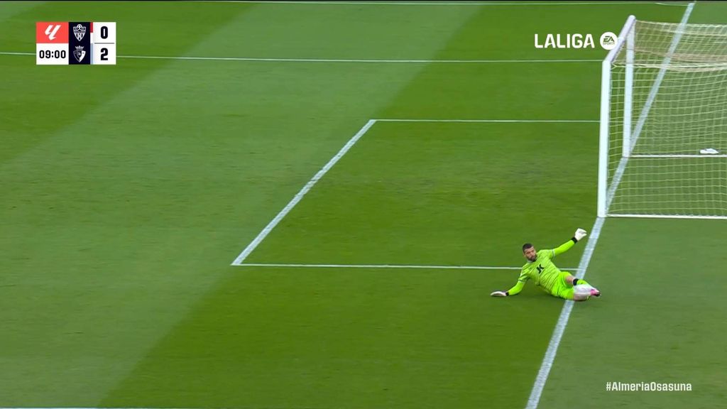 Almería 0-2 Osasuna: Gol de Budimir