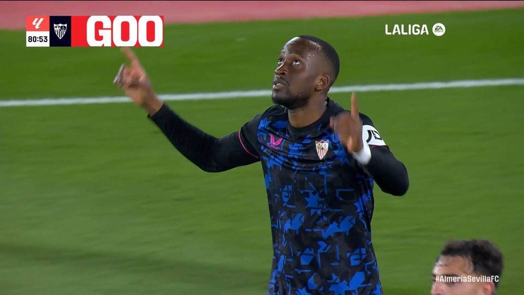 Almería 1-1 Sevilla: Gol de Lukebakio