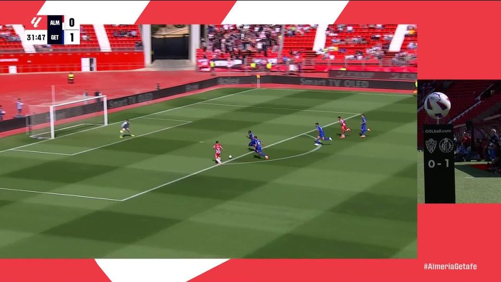 Almería 1-3 Getafe: Resumen del partido
