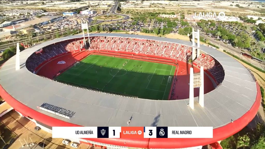 Almería 1-3 Real Madrid: Resumen del partido