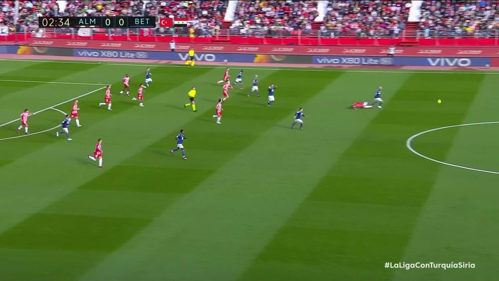 Almería 2-3 Betis: Resumen del partido
