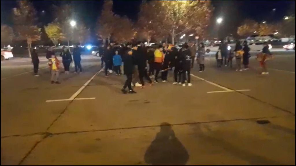 Ambientazo en Zorrilla para el España - Georgia