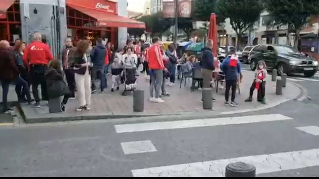 Ambiente en la previa del Athletic-Villarreal