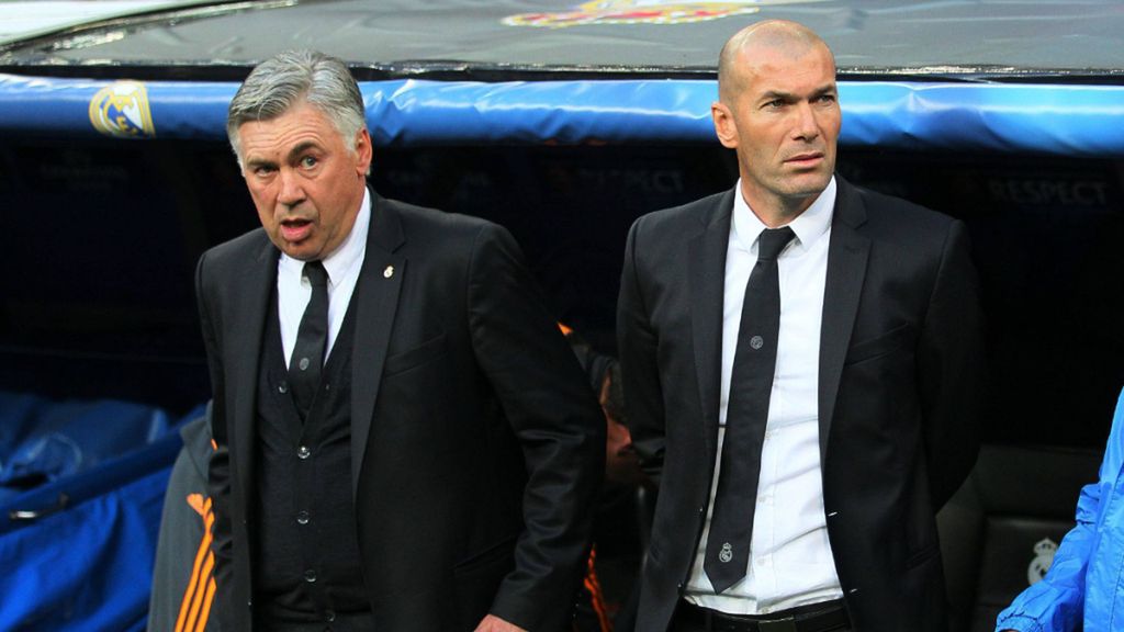 Ancelotti, a la caza de Zidane: podría igualar al francés en títulos con sus mismos partidos