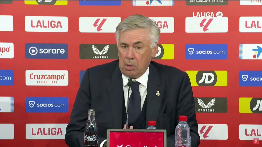 (Mediaset) Ancelotti defiende el partido de De Burgos y sorprende con Rodrygo: "Ha sido el mejor"