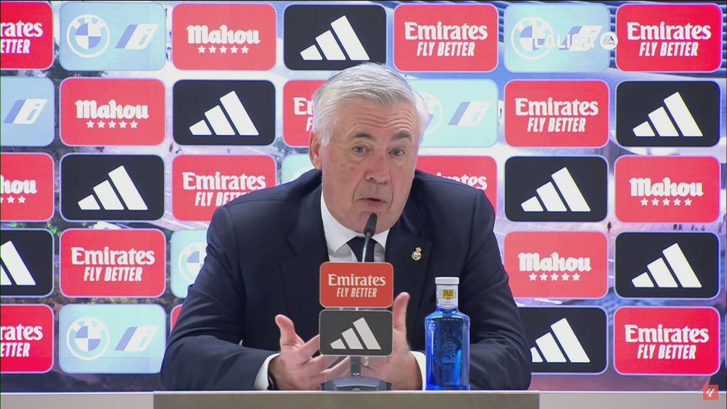 Ancelotti explica el cambio de Vinicius y se muestra crítico con sus jugadores