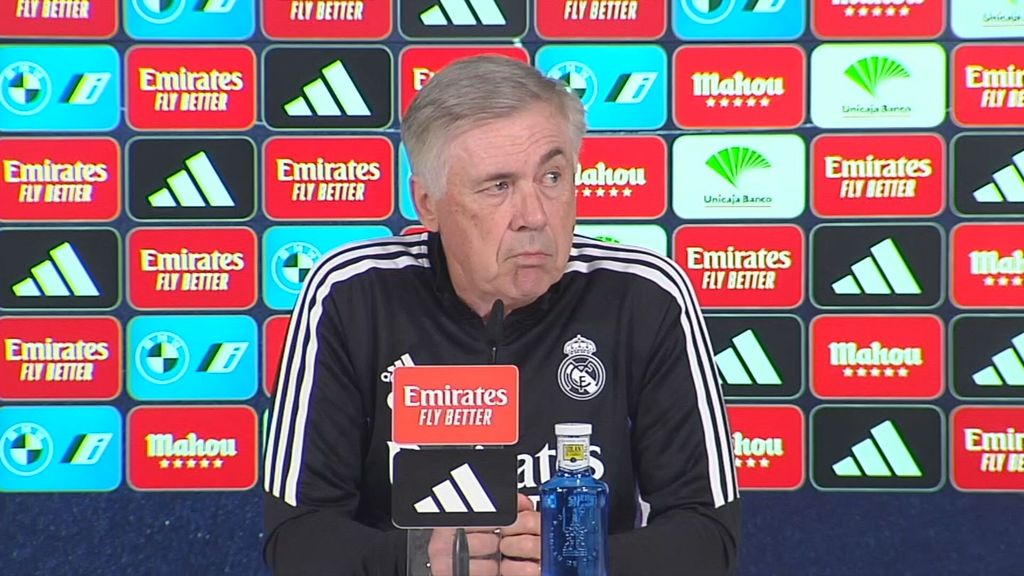 (MEDIASET) Ancelotti explica por qué Vinicius no estará en el Sánchez-Pizjuán