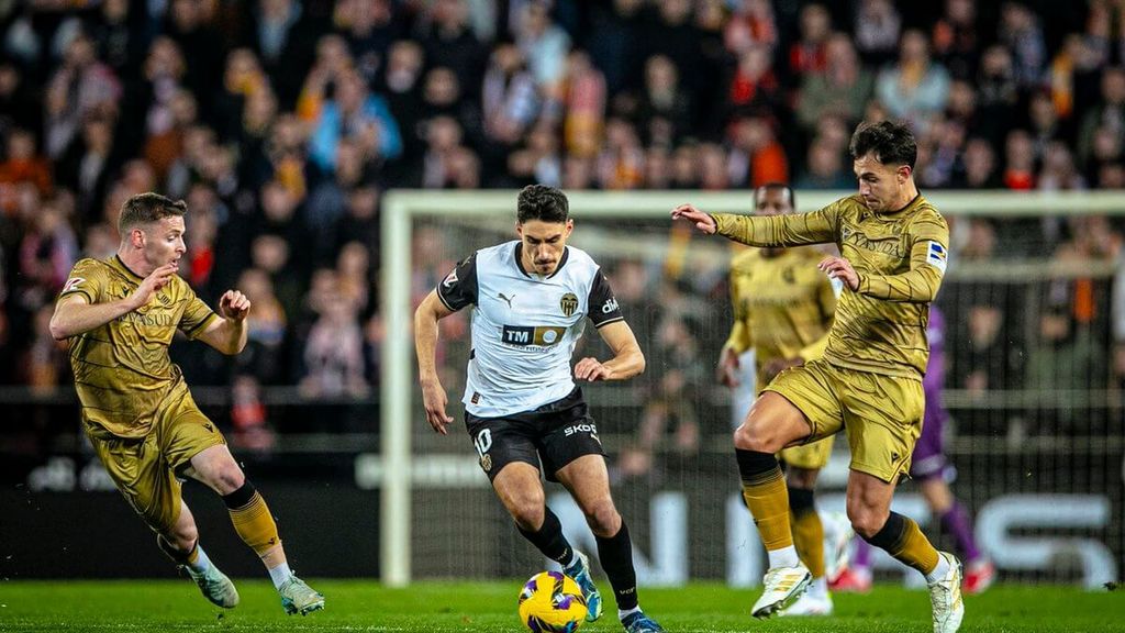 Valencia CF 1-1 Real Sociedad: resumen del partido