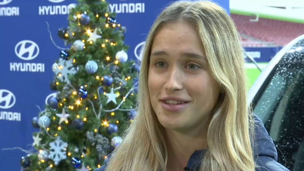 Andrea Medina cuenta cómo el Atlético de Madrid le ha conquistado