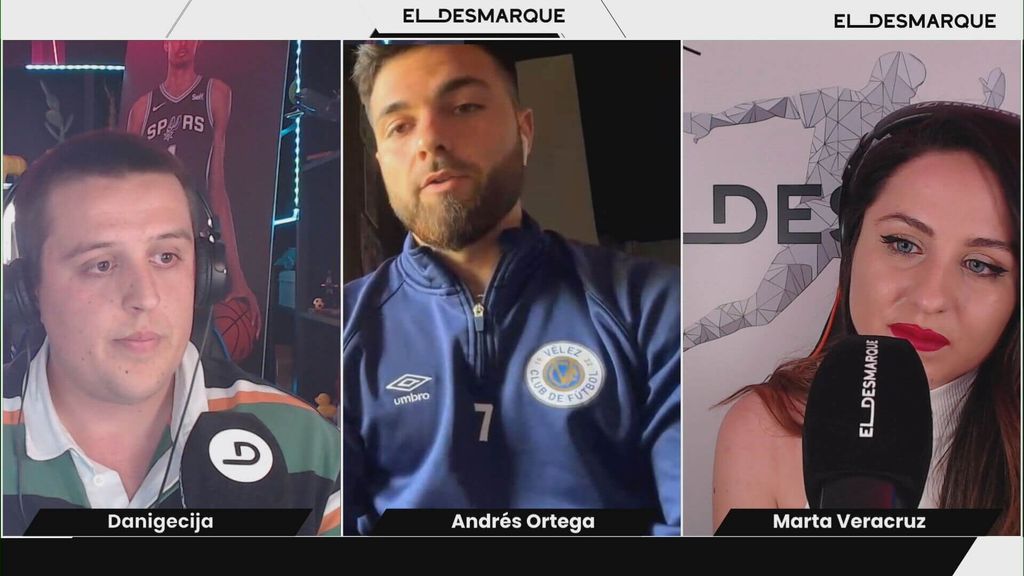 Andrés Ortega, capitán del Vélez, desvela la situación de la plantilla y el apoyo de la afición