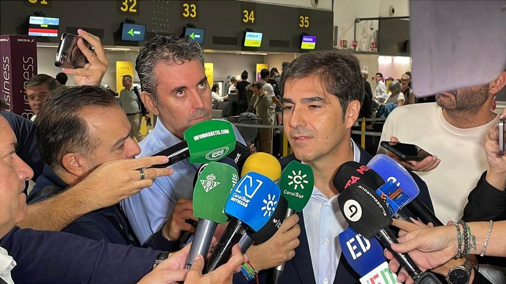 Ángel Haro, desde el Aeropuerto de San Pablo antes de volar a Genk