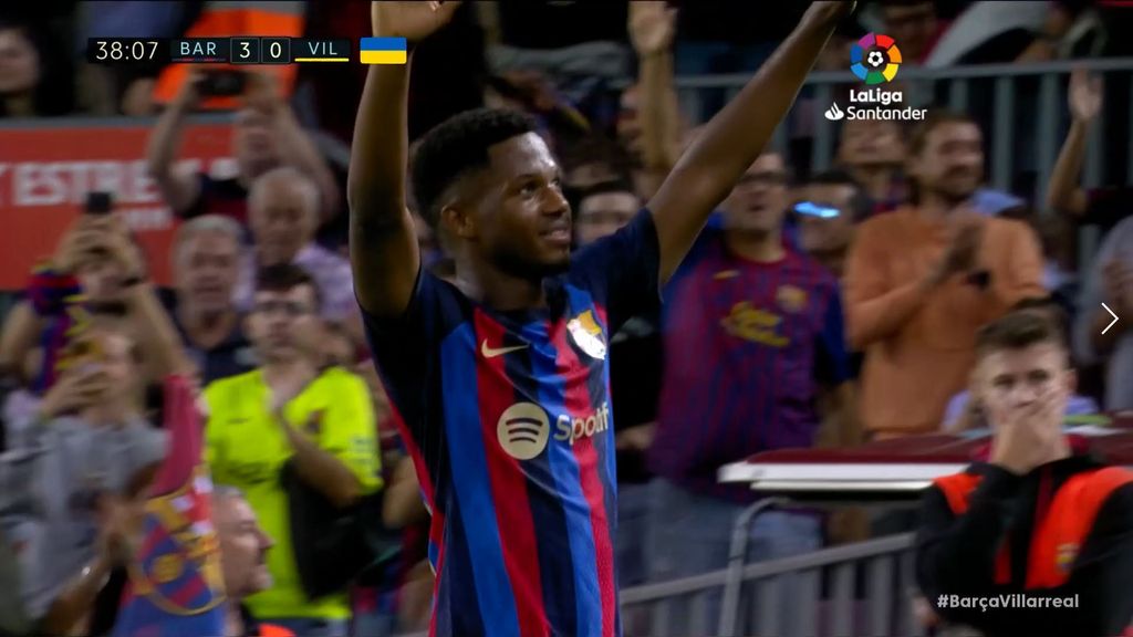 Barcelona 3-0 Villarreal: Gol de Ansu Fati
