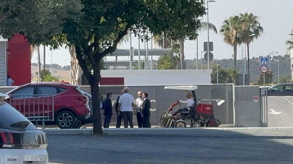 Antonio Cordón, en la ciudad deportiva del Sevilla