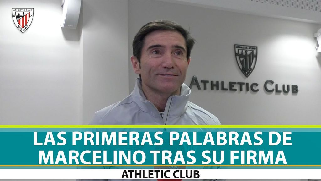 Primeras palabras de Marcelino como nuevo entrenador del Athletic Club